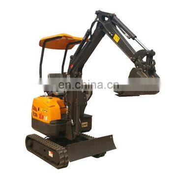 1.8ton XN18 Chinese Mini Excavator Fuel Consumption Excavators