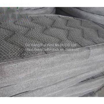Gas Liquid Knitted Wire Mesh Netting Broken Foam Mesh Filter photo-3