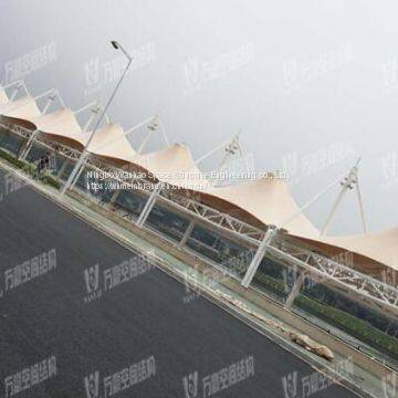 Dragon boat plaza competition stand membrane structure