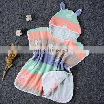 INS Hot 100% Cotton Muslin Baby Bath Towel photo-4