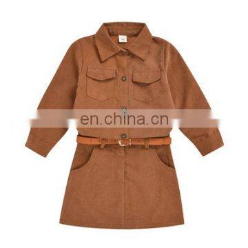 Girls autumn 2020 new children's wear Korean version of Mori retro suit