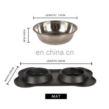 New Flexible and Easy to Clean Silicone Waterproof Non-slip Pet Dog Cat Feeding Tray Bowl Mat For Cat Dog New Flexible and Easy photo-6