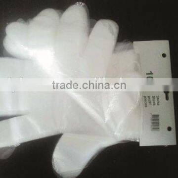 plastic gloves
