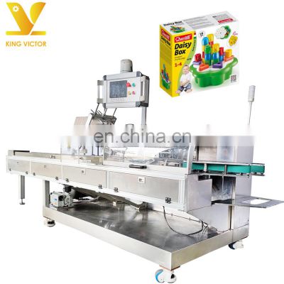 KV Automatic Adult toys/Children's toys/Pet toys Carton Box Packing packaging  machine