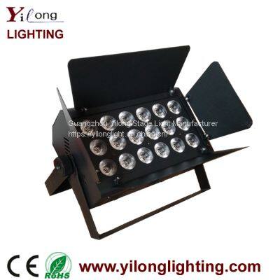 high power barndoor 18PCS RGBWA+UV 6in1 led par stage light