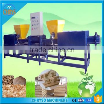 Environment friendly recycling wood sawdust block making machine for pallets with low heat consumption