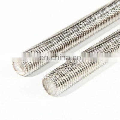 SS304 SS316 INOX all threaded rods stainless steel stud bolt m10 m12  jis standard