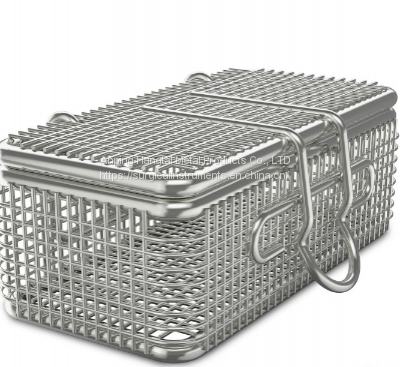 Micro Fine Mesh Baskets with Lids Fine Mesh Boxes with Hinged Removable Lid