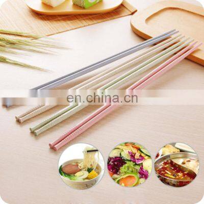 Health Wheat Straw Chopsticks Kitchen Lengthen Anti-Slip Extend For Hot Pot Cooking Noodle