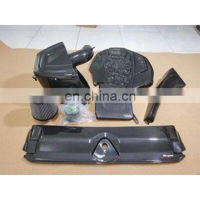 Manufacturer Hot Sale 3K Twill Dry Carbon Fiber Cold Air Intake For AUDI A4 B9