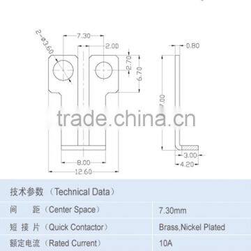 Different Types Wire Connector Accessories Nickel Plated Din Rail Mounted Terminals photo-2