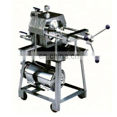 Portable Small Type Stainless Steel 304 Material  Oil Filter Press for Olive Coconut Oil & Soybean Oil