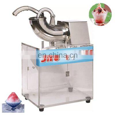 Factory Supply 200W Commercial Electric Ice Crusher Snow Cone Machine with Acrylic Box for Keep Cool for Smoothies