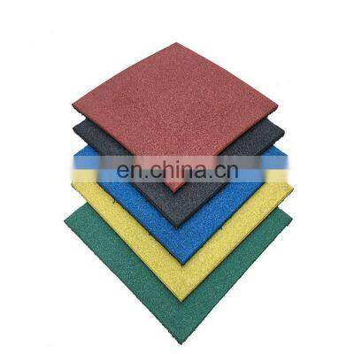 Colorful heavy duty rubber floor tile flooring gym mat for sale