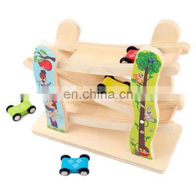 High Quality Kids Education Toys Fun Fast Speeding Kids Wooden Toy