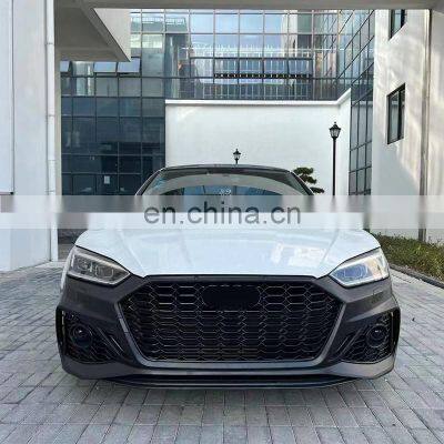 Auto Parts Front Bumper RS5 Style 2021 Look Car Bumper for Audi A5 S5 2017-2020 Upgrade to 2021 Car Bodikits photo-3