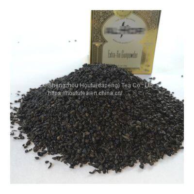 Chinese Cheap Price Green Tea Gunpowder Tea 3505 the Vert Loose Leave Tea for Africa Markert photo-2