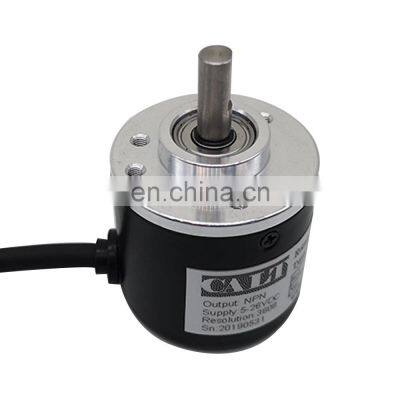 CALT 1000 pulse NPN ABZ signal solid shaft rotary encoder sensor for packing machine