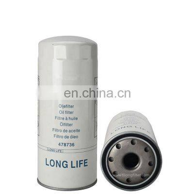 Good Quality from FILONG manufacturer truck oil filter  478736  21707133 W11102/27 H200W03 20709459  5001846642 7420709459