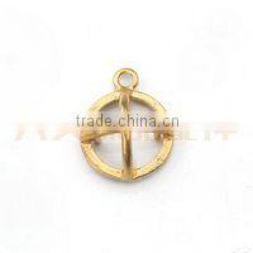 New design decorative various shapes and designs metal custom charm pendants