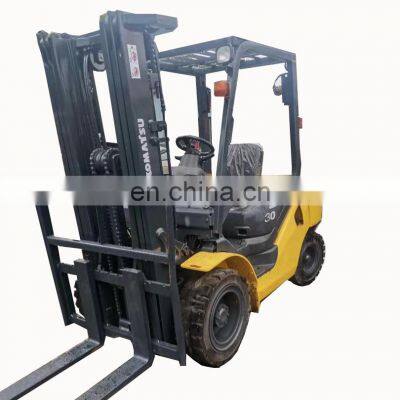 Lifting machine used japanese made komatsu 3 ton diesel forklift for sale