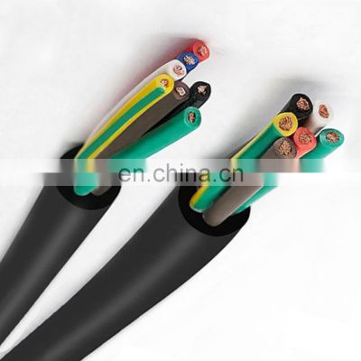 7core copper wire cca bvr1.0mm flexible cable 6mm2 power cable flexible (100 meter roll)