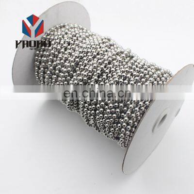 Papular High Quality Metal 3.2mm Ball Chain Stainless Steel Spool