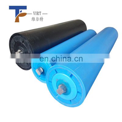 Food grade material steep Angle Grain Belt conveyor idler plastic roller