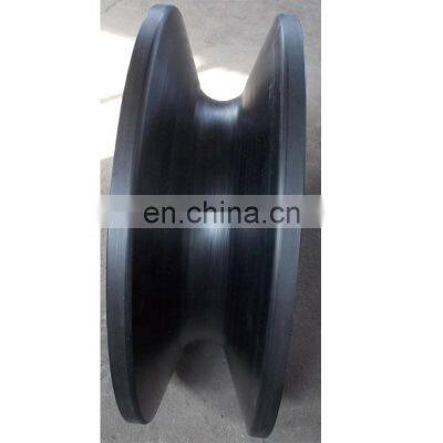 Plastic manufacturers high quality wear resistance plastic hdpe sheave Pulley low friction uhmwpe pulley wheels