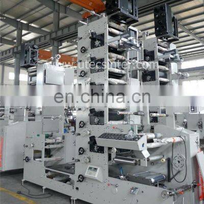 UTR320 3 Inch Air Shaft Pvc Shrink Film Label Flexo Printing Machine, LED UV Oven Sticker Flexographic Press Printer photo-3