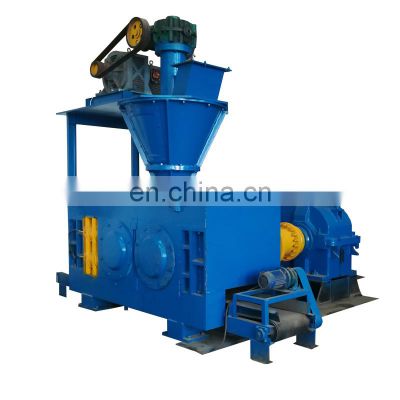 New design high pressure double shaft limestone briquette press machine without any binder