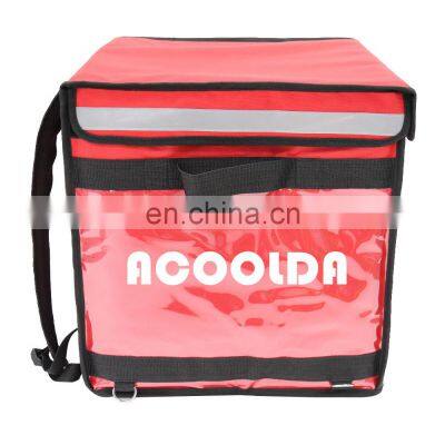 Custom Motorcycle Thermal Backpack Waterproof Bike Insulated Delivery Bag Food