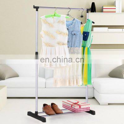 High Quality Single Pole Standing Shoes Tower Stainless Steel Magnetic Umbrella Clothes Hanger Pole photo-3