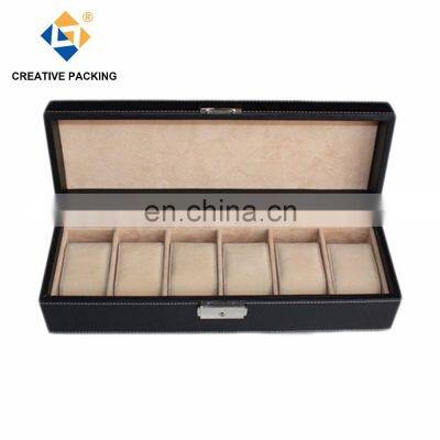 Hot sale custom large capacity 6-digit double-layer watch box watch packing box