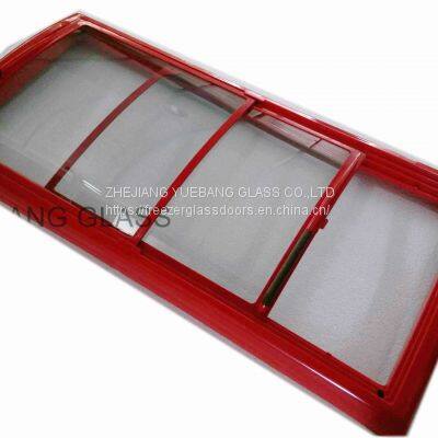 Chest Freezer Glass Door Injection Frame Tempered Low E Glass photo-3