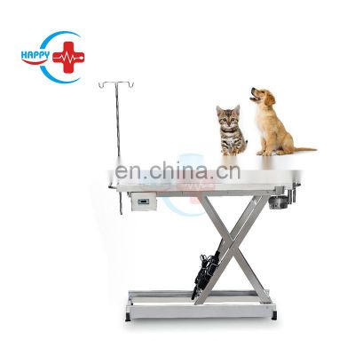 HC-R014C Pet Clinic Operation Equipment  Stainless Steel Electric pet operating table Surgery Table For Animal