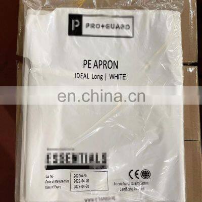 China Factory OEM Customized Logo Print Cotton Disposable Non Woven PP PE Kitchen Apron photo-5