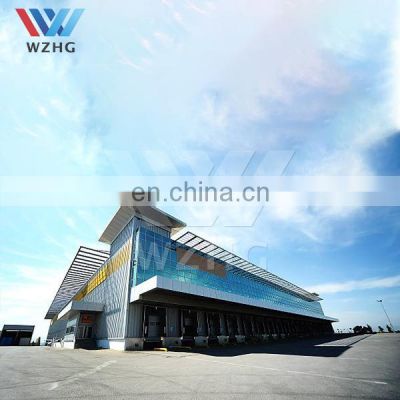 4 Bay Steel  Light Steel Structure Prefabricated Light Steel Structure Warehouse