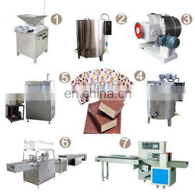 High capacity chocolate wafer biscuit making machine chocolate moulding line Chocolate Cereal Bar Production Line