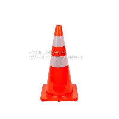 28inch Durable High Visibility Orange PVC Road Cone photo-2