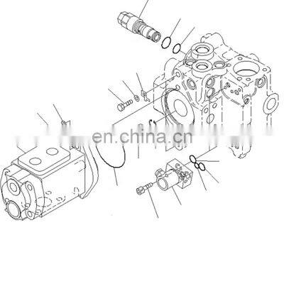 720-1B-00120 720-1B-11111 Wheel Loader HST Pump WA50-6 Hydraulic Pump