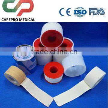 Factory manufacturing medical dressing white/skin color zinc oxide adhesive plaster/tape
