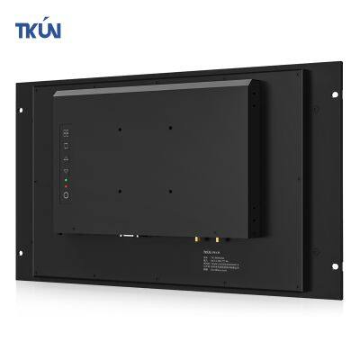 TKUN 15.6-inch Rack Mounted Industrial Touch Display HD VGA DC12-36V photo-2
