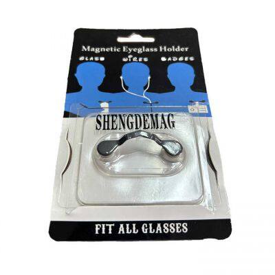 Wholesales High Quality Magnetic Eyeglass Holder Manufacturer SHENGDEMAG Hot Selling Name Tag Clips Eyeglass Holder photo-2