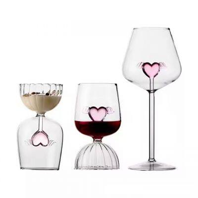 Cupid's cup wine glass Creative goblet glass