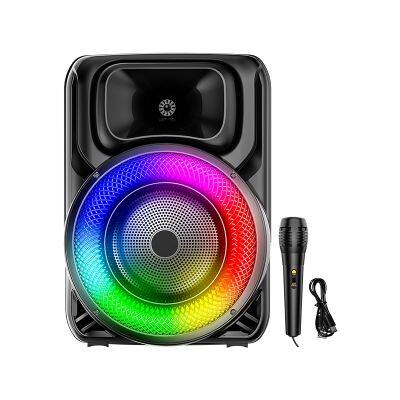 ZQS8147  active 16W power 1800MAH battery capacity speaker  single 8 inch bluetooth speaker