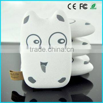 Cute cartoon dragon 9000mah external battery charger for smart phone