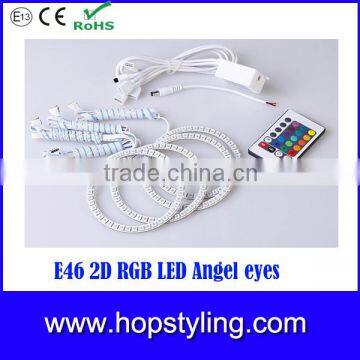 made in china LED light car RGB Angel Eyes for BMW E46 Coupe 2D(04+)/E46 Cabrio auto led light