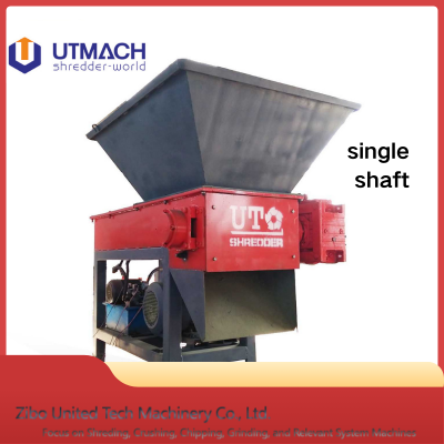 One Shaft Shredder for Plastic Recycling PE PP Pet ABS PC Nylon Lump and Block
