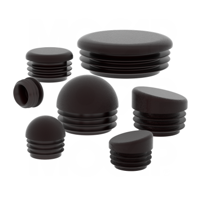 1 Inch 25mm Black Round Plastic Ball Head Tube Plug Cap Insert Furniture Glides photo-5